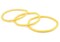 The Bead Chest Boho Stretch Bracelet, Yellow - Stackable African Vinyl Heishi, Unisex for Men & Women